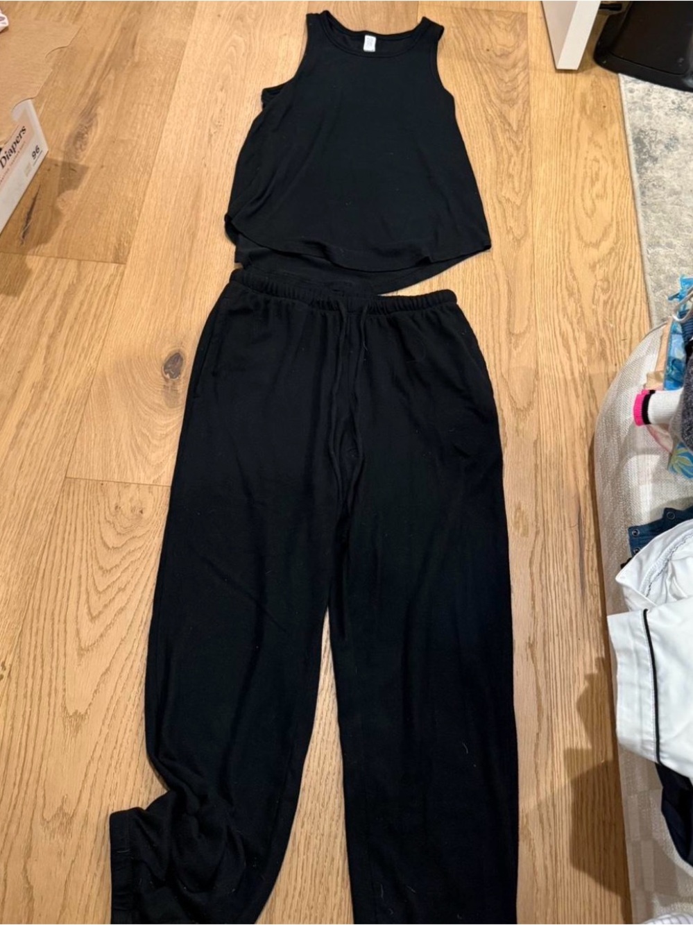 Black Women's Lounge Set